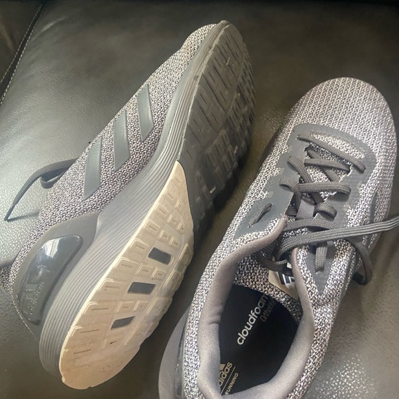 Adidas Cloudfoam Running Shoe Size 11 Grey - Picture 2 of 3